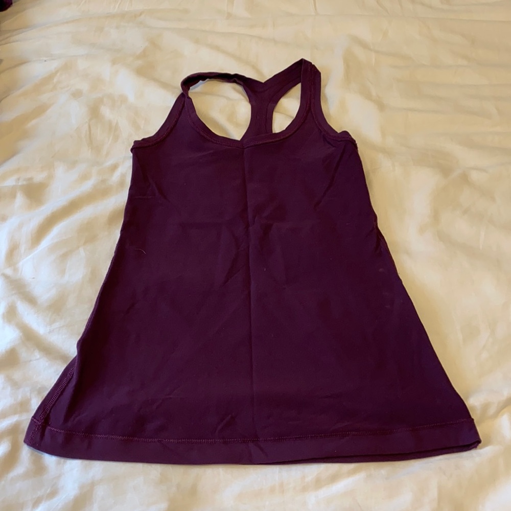Lululemon Cool Racerback Tank Size 4 purple